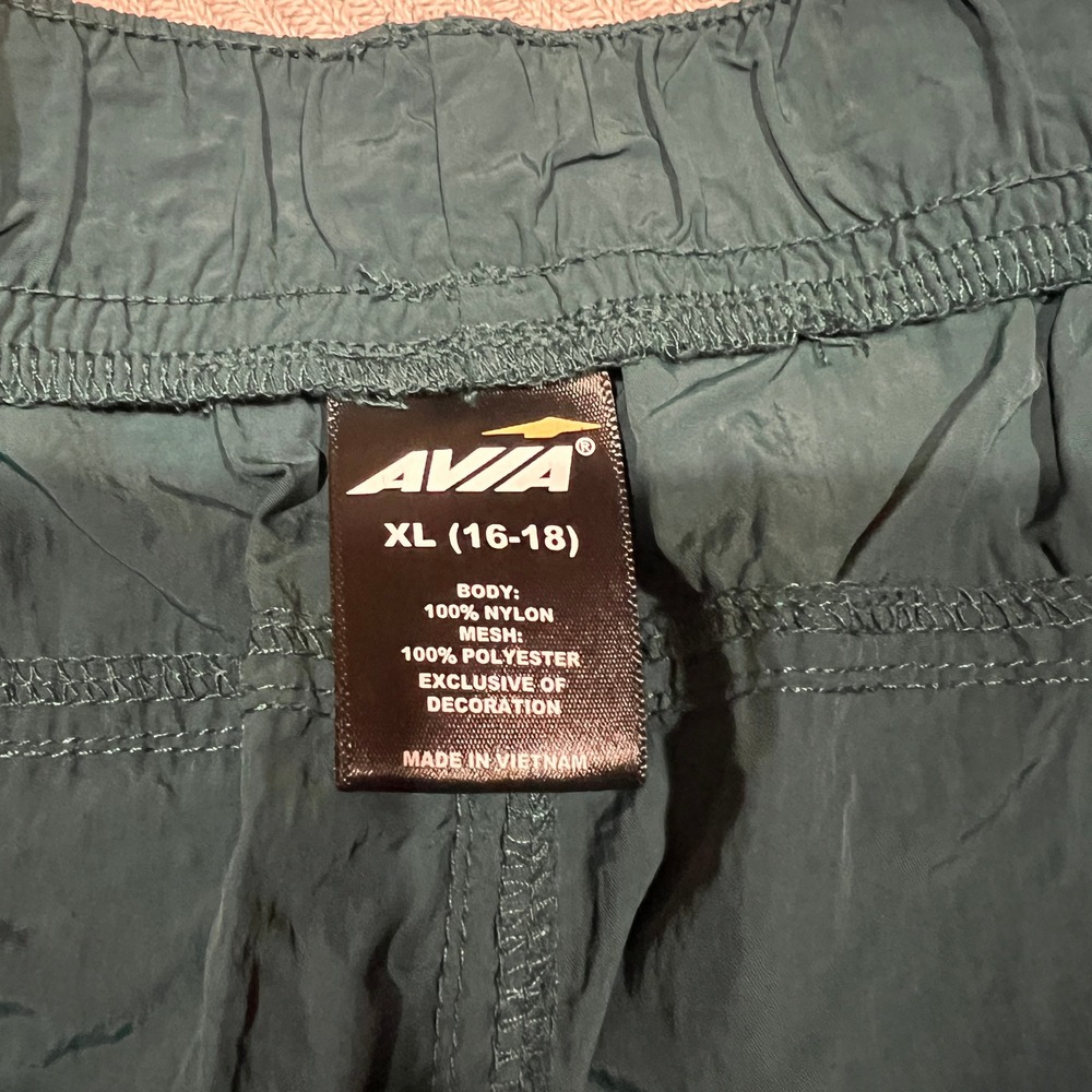 Avia Teal Rain Belted Hike Short XL 16-18 Moisture Wicking Pockets Nylon - Picture 5 of 6